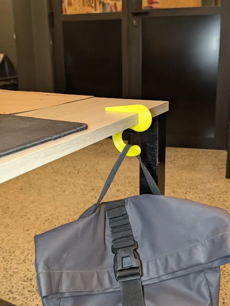 Móc Treo Ba Lô Cạnh Bàn (Bàn Dày 18 mm) - Image 2