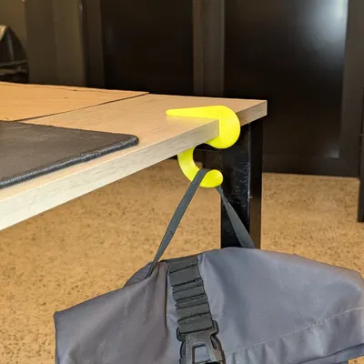 Móc Treo Ba Lô Cạnh Bàn (Bàn Dày 18 mm)