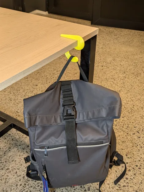 Móc Treo Ba Lô Cạnh Bàn (Bàn Dày 18 mm) - Image 3