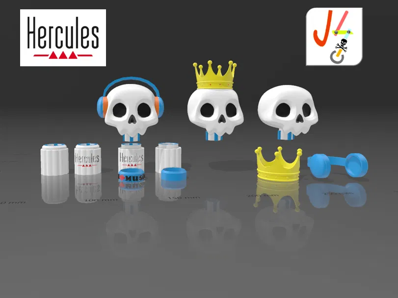 Mô hình bộ mã hóa Hercules DJ Phong cách A & B "Calavera" - Image 1