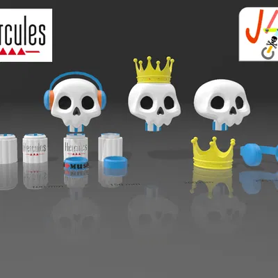 Mô hình bộ mã hóa Hercules DJ Phong cách A & B "Calavera"