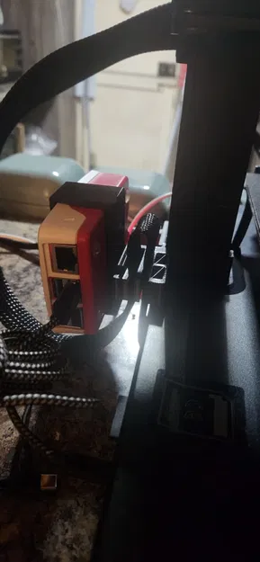 Kệ Gắn Vỏ Raspberry Pi 4 Cho Ender 3 v3 SE - Image 2