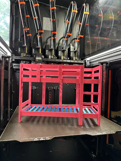 Giường Tầng Ikea Mydal Tỉ Lệ Cho Búp Bê Barbie 1/6 Hoặc Nhà Búp Bê 1/12 - Image 3