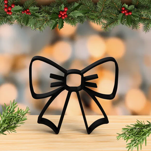 Nơ Giáng Sinh Tối Giản - Image 1