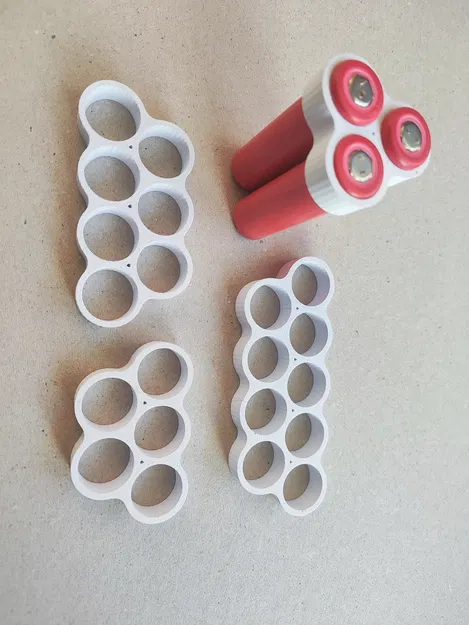 Bộ Đế Giữ Pin 18650 Compact Xếp Chồng (3-9 Cell) - Image 1