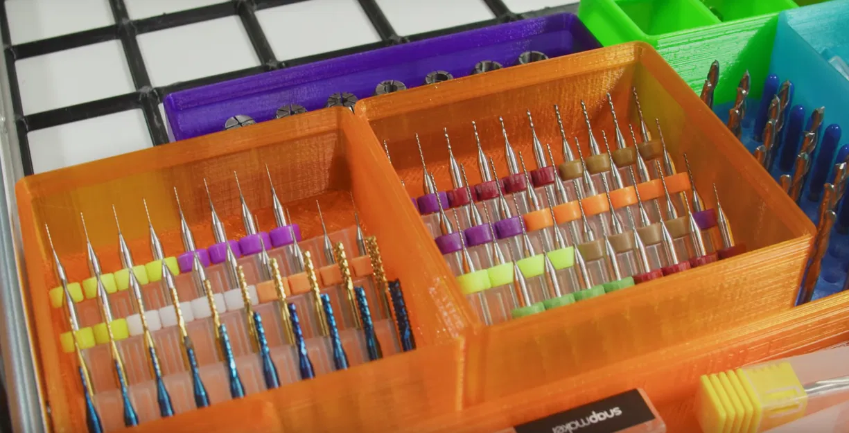 Khay đựng mũi phay CNC Gridfinity của Zack Freedman - Image 1