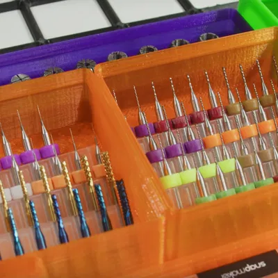 Khay đựng mũi phay CNC Gridfinity của Zack Freedman