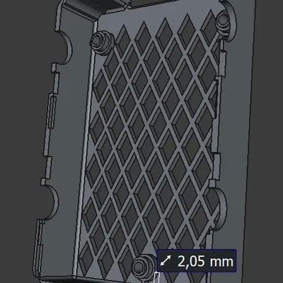 Nắp Đầu In Toolhead Cover Back Lightend 8x2 4x2 Mags