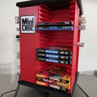 Đế Xoay Đựng 80 Đĩa MiniDisc