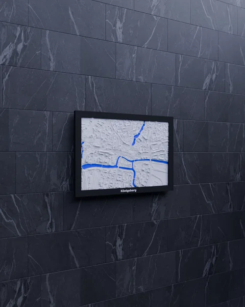 Mô hình thu nhỏ địa hình Königsberg, Nga 3D - Image 4