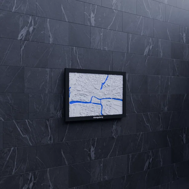 Mô hình thu nhỏ địa hình Königsberg, Nga 3D - Image 7