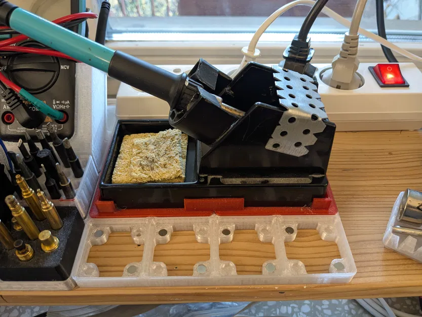 Chân đế Gridfinity 2x4 cho Trạm hàn Hakko/Zhaoxin 936 - Image 4