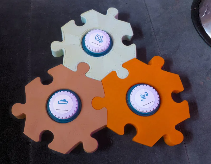 Miếng ghép hình lục giác cho nút bấm FluentPet - Image 1