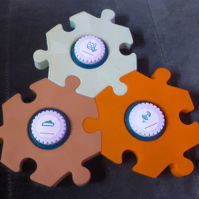 Miếng ghép hình lục giác cho nút bấm FluentPet