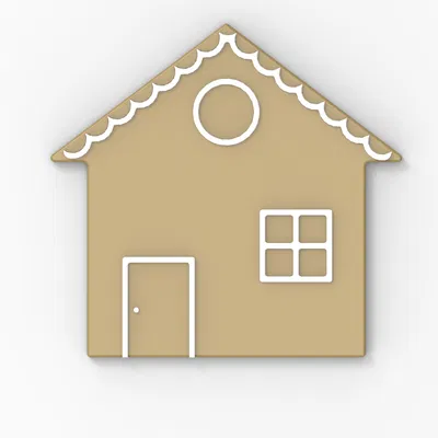 Mô Hình Ngôi Nhà Bánh Gừng Trang Trí Giáng Sinh