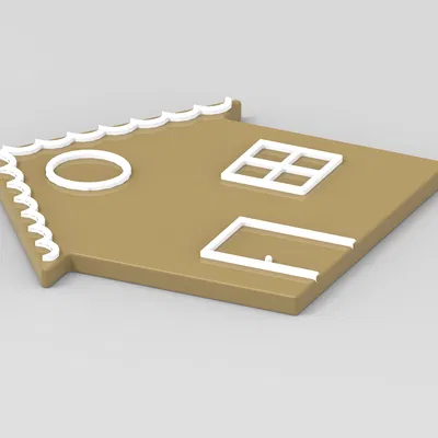 Mô Hình Ngôi Nhà Bánh Gừng Trang Trí Giáng Sinh