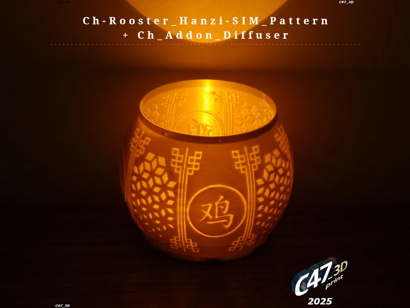 Ốp Đèn Trà Nến 12 Con Giáp - Image 8