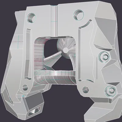 Mount Hotend TZ v2 cho Voron Stealth Burner - Kiểu Bambu với tản nhiệt V6