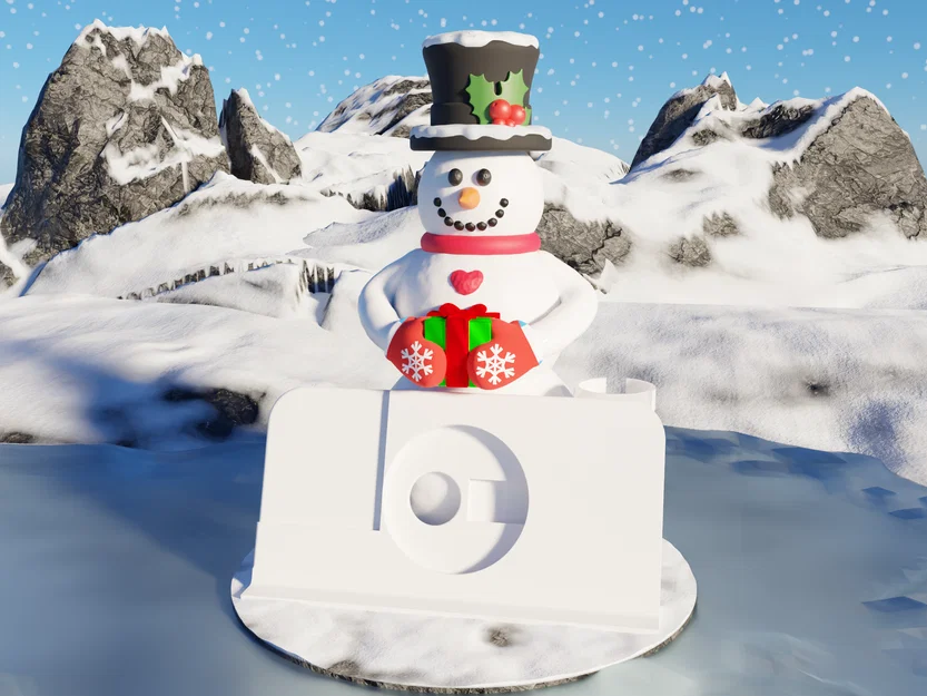 Đế Sạc Magsafe Hình Người Tuyết - Image 1