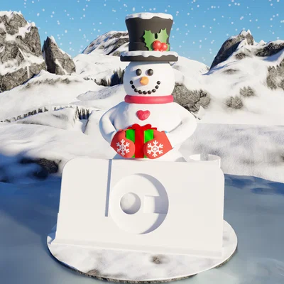 Đế Sạc Magsafe Hình Người Tuyết