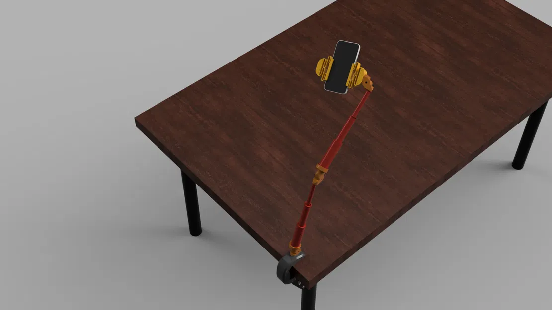 Giá đỡ điện thoại dạng ống lồng - Telescoping Phone Holder v0.1 - Image 8