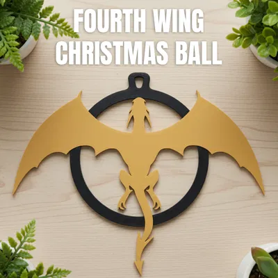 Móc Trang Trí Giáng Sinh Rồng Fantasy Sử Thi - Quả Châu Cây