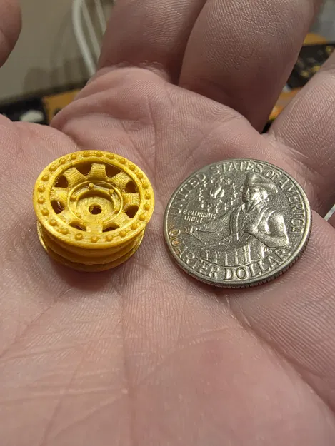 Bánh xe Beadlock SCX30 thực tế cho lốp kích thước tiêu chuẩn (18mm) - Image 2