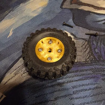 Bánh xe Beadlock SCX30 thực tế cho lốp kích thước tiêu chuẩn (18mm)