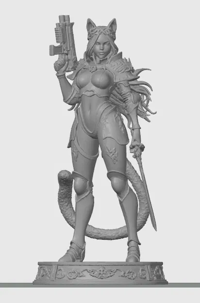 Mô hình Warhammer Cat-girl 1 - Image 1
