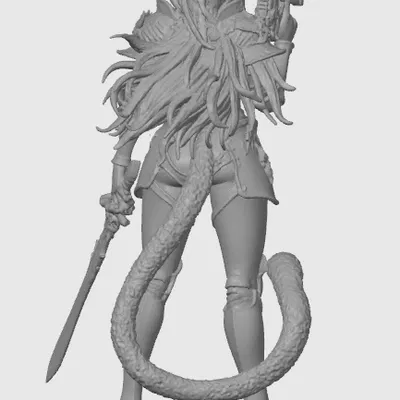 Mô hình Warhammer Cat-girl 1