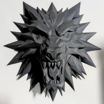 Tượng Sói Đen Blackthorn