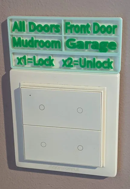 Nhãn Nút Aqara Opple 4 Nút - Image 2