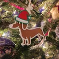 Móc Treo Cây Thông Noel Hình Chó Dachshund - Thumbnail 2