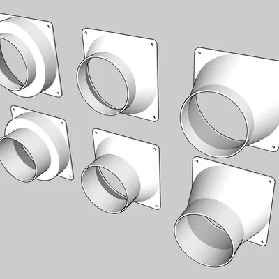 Bộ Chuyển Đổi Quạt 140mm Sang Ống 100mm