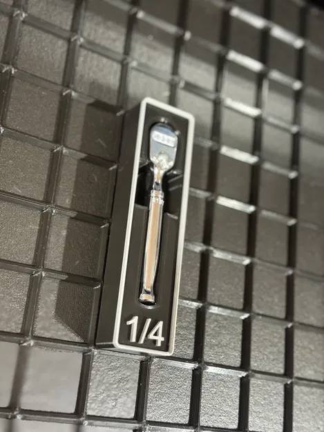 Hộp Đựng Cà Lê Đóng Stubby ICON 1/4" Chuẩn Gridfinity - Image 1