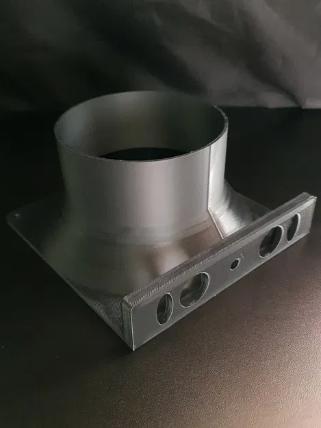 Adapter Quạt PC 140mm Cho Ống 100mm Có Đế Tripod - Image 2