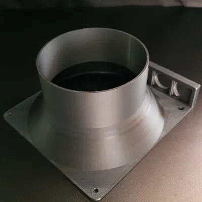 Adapter Quạt PC 140mm Cho Ống 100mm Có Đế Tripod