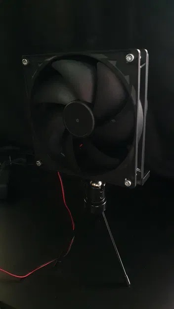 Adapter Quạt PC 140mm Cho Ống 100mm Có Đế Tripod - Image 7