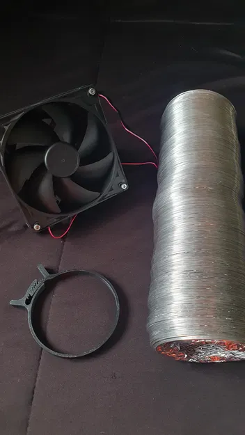 Adapter Quạt PC 140mm Cho Ống 100mm Có Đế Tripod - Image 9