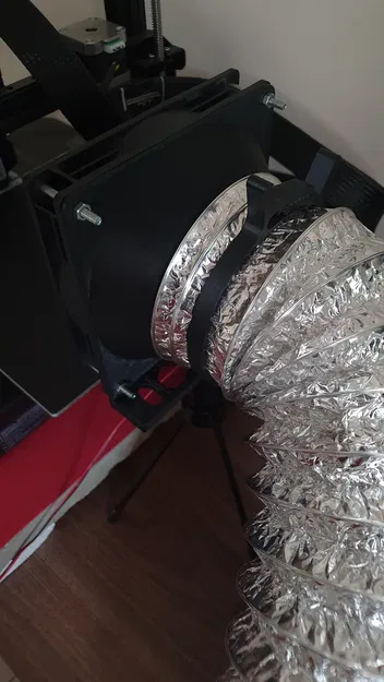 Adapter Quạt PC 140mm Cho Ống 100mm Có Đế Tripod - Image 11