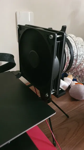 Adapter Quạt PC 140mm Cho Ống 100mm Có Đế Tripod - Image 12