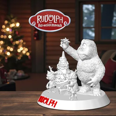 Mô Hình Giáng Sinh Bumble Star Rudolph Người Tuyết Tuần Lộc