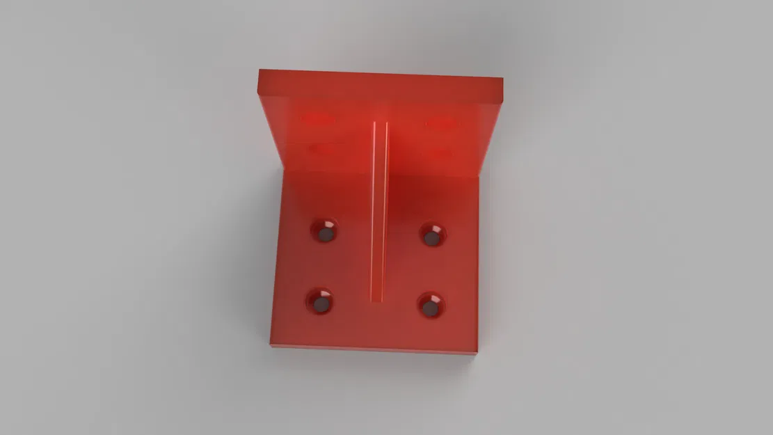 Giá đỡ góc 50×50 mm – Nhiều phiên bản (Bo tròn / Rãnh Vít / Cơ bản) - Image 2