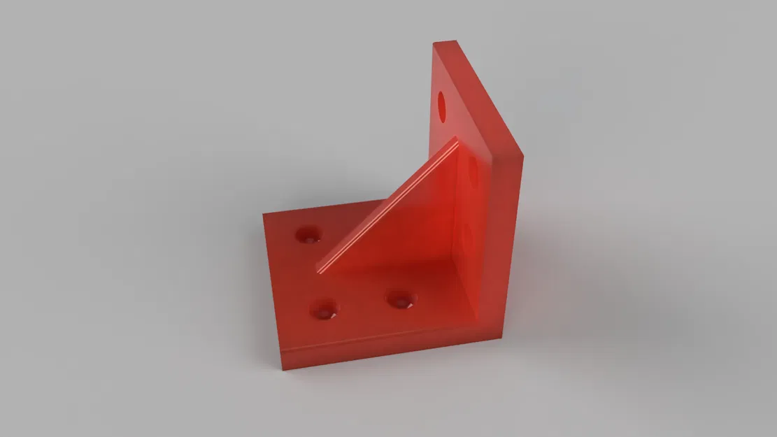 Giá đỡ góc 50×50 mm – Nhiều phiên bản (Bo tròn / Rãnh Vít / Cơ bản) - Image 3