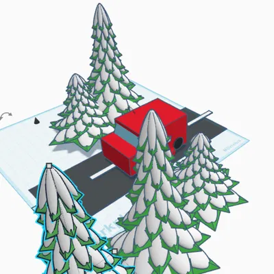 Mô hình xe tải giao hàng bưu điện