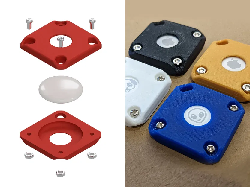 Vỏ Bọc Chìa Khóa AirTag Cứng Cáp - Image 1