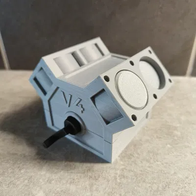 Động cơ V4 (Chuyển động Cơ khí)