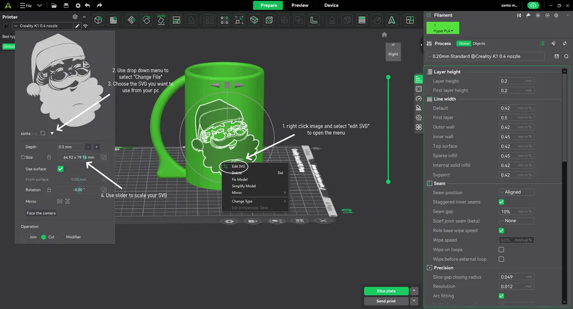 Koozie Giáng Sinh Tùy Chỉnh Được - Image 4