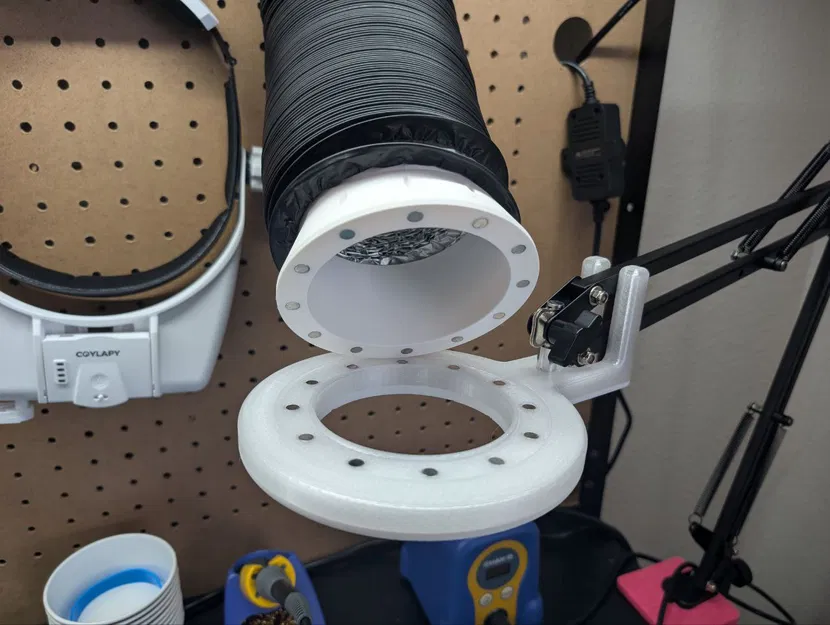 Phụ kiện kết nối ống gió có nam châm - Image 1