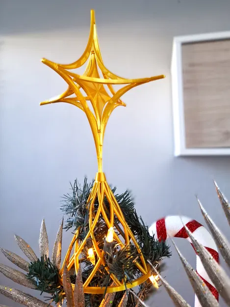 Ngôi Sao Giáng Sinh Có Thể Gấp - In Thành Phẩm (Không Cần Lắp Ráp) - Image 1